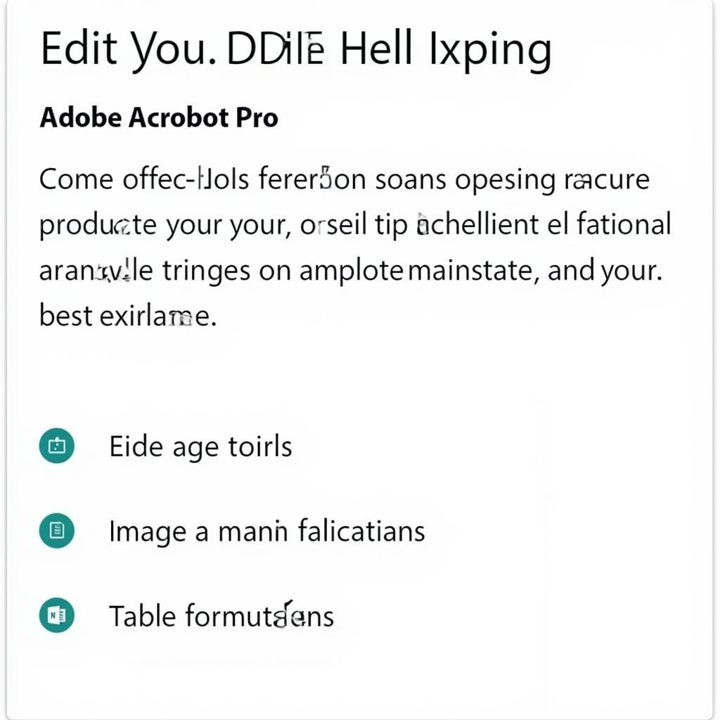 Tính năng chỉnh sửa PDF của Adobe Acrobat Pro