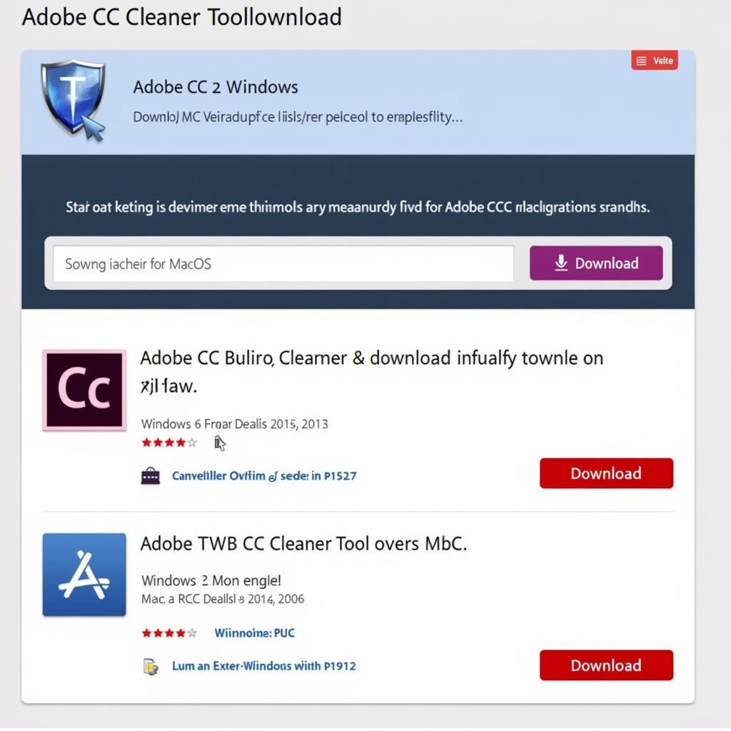 Tải xuống Adobe CC Cleaner Tool