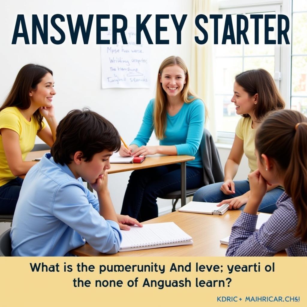 Học tiếng Anh với Answer Key Starter 4