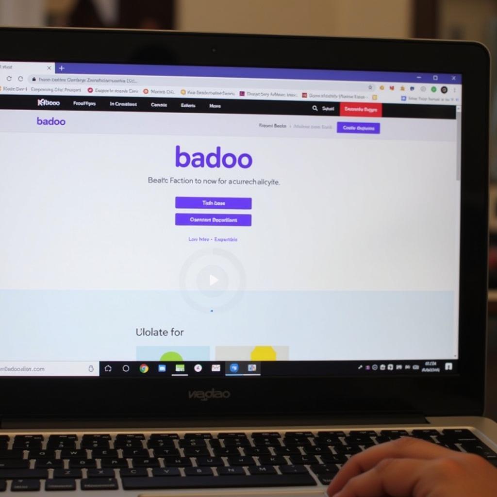 Sử dụng Badoo trên trình duyệt