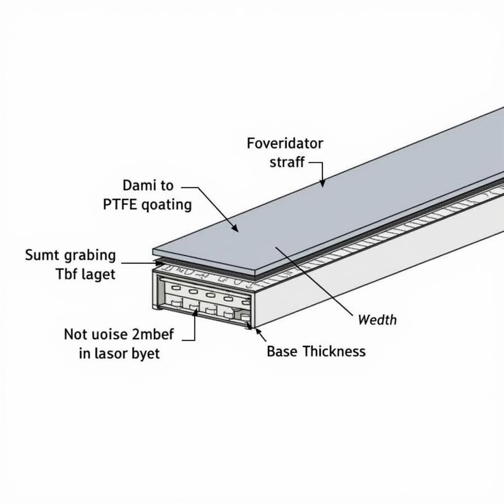 Cấu tạo băng tải PTFE khổ 100