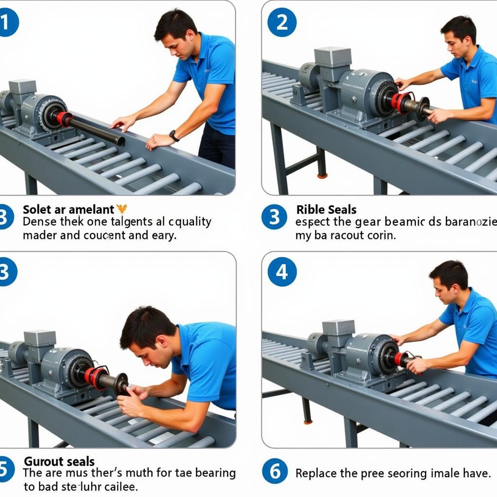 Bảo trì hộp giảm sốc băng tải