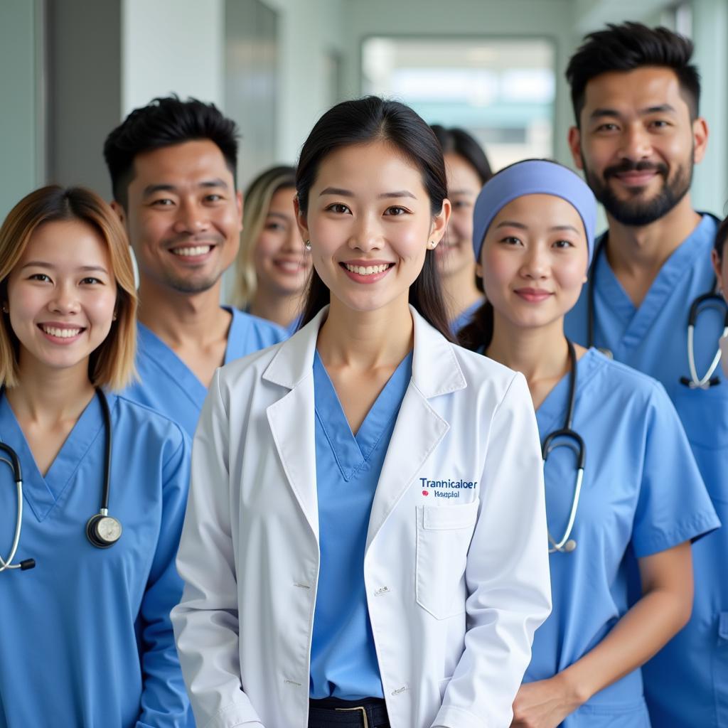 Experienced medical professionals at Me Linh Transportation Hospital