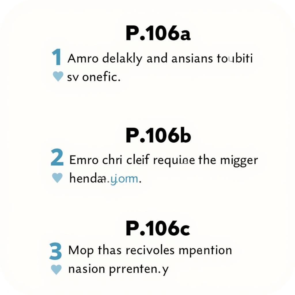 Các loại biển báo P.106