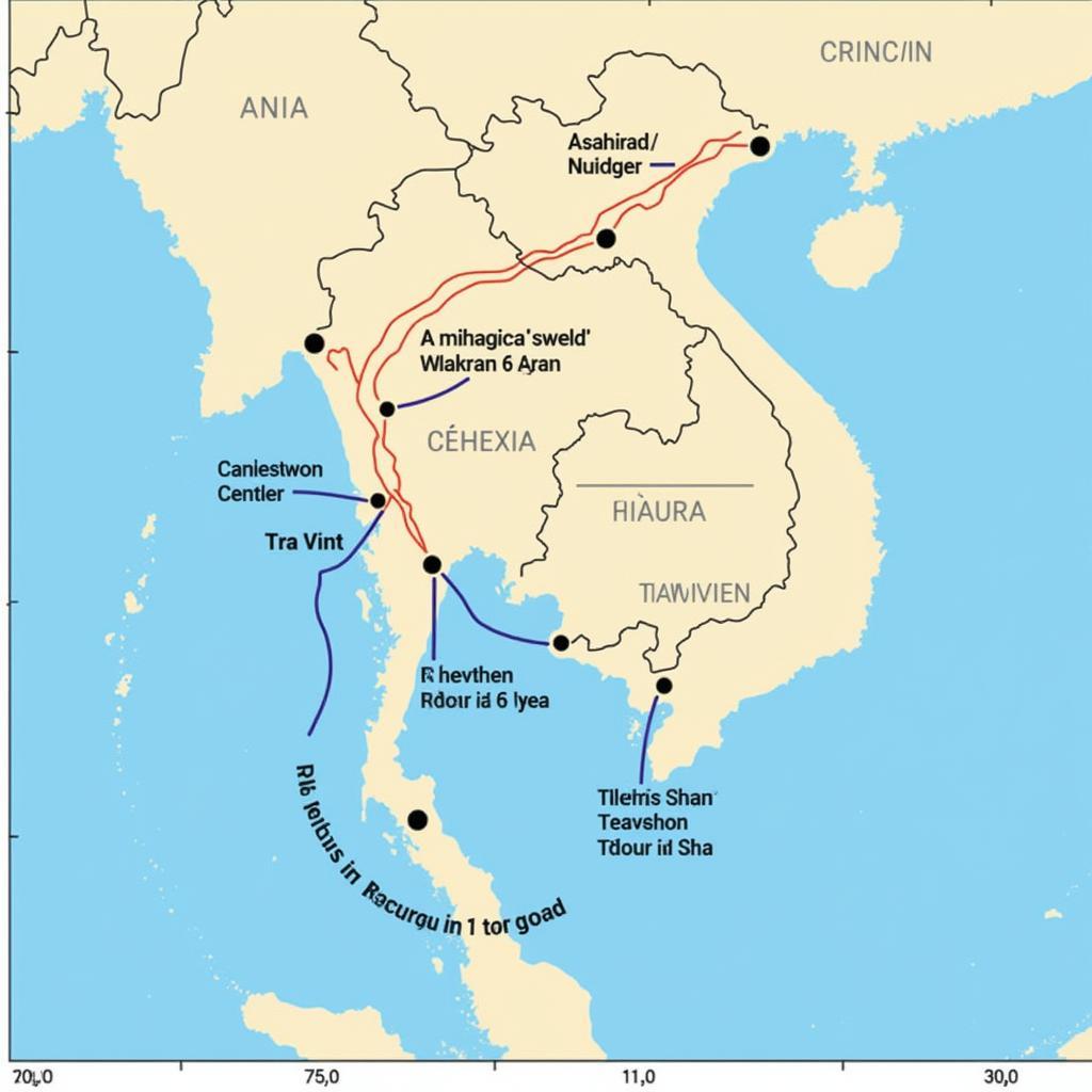 Vị trí địa lý biển Trà Vinh