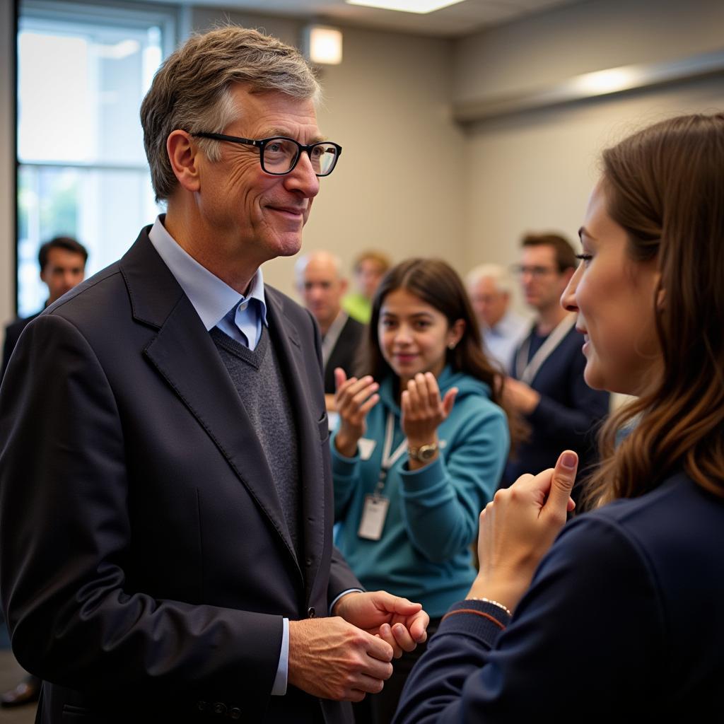 Bill Gates hỗ trợ giáo dục