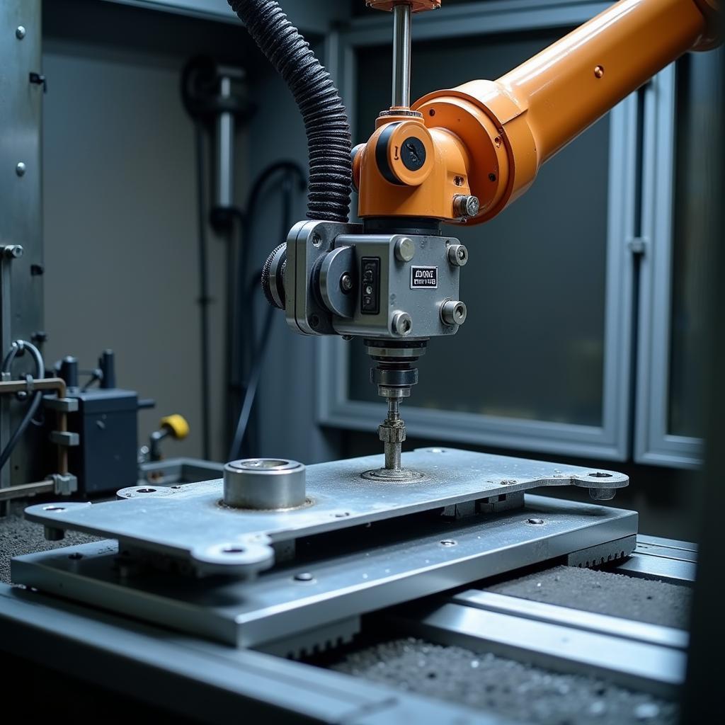 Bộ tải phôi CNC hoạt động