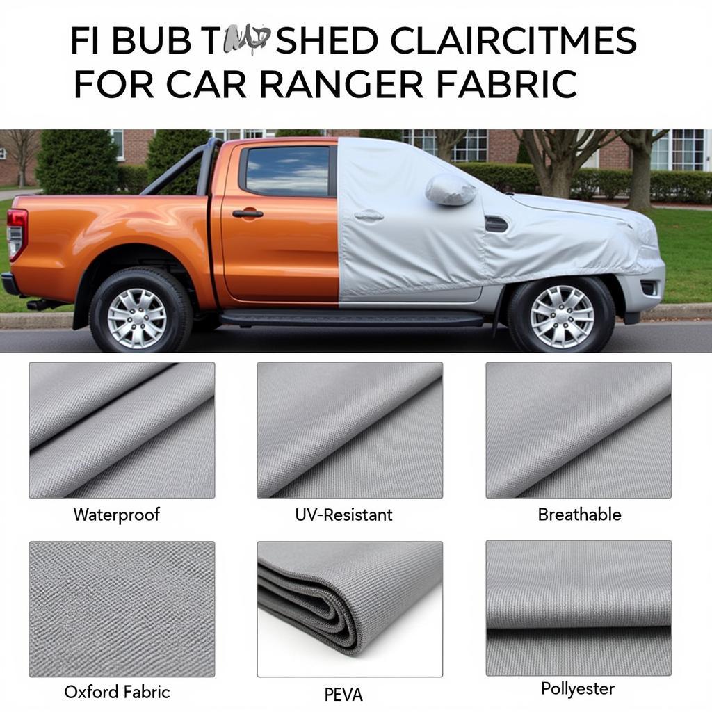 Các loại bạt phủ ô tô Ford Ranger