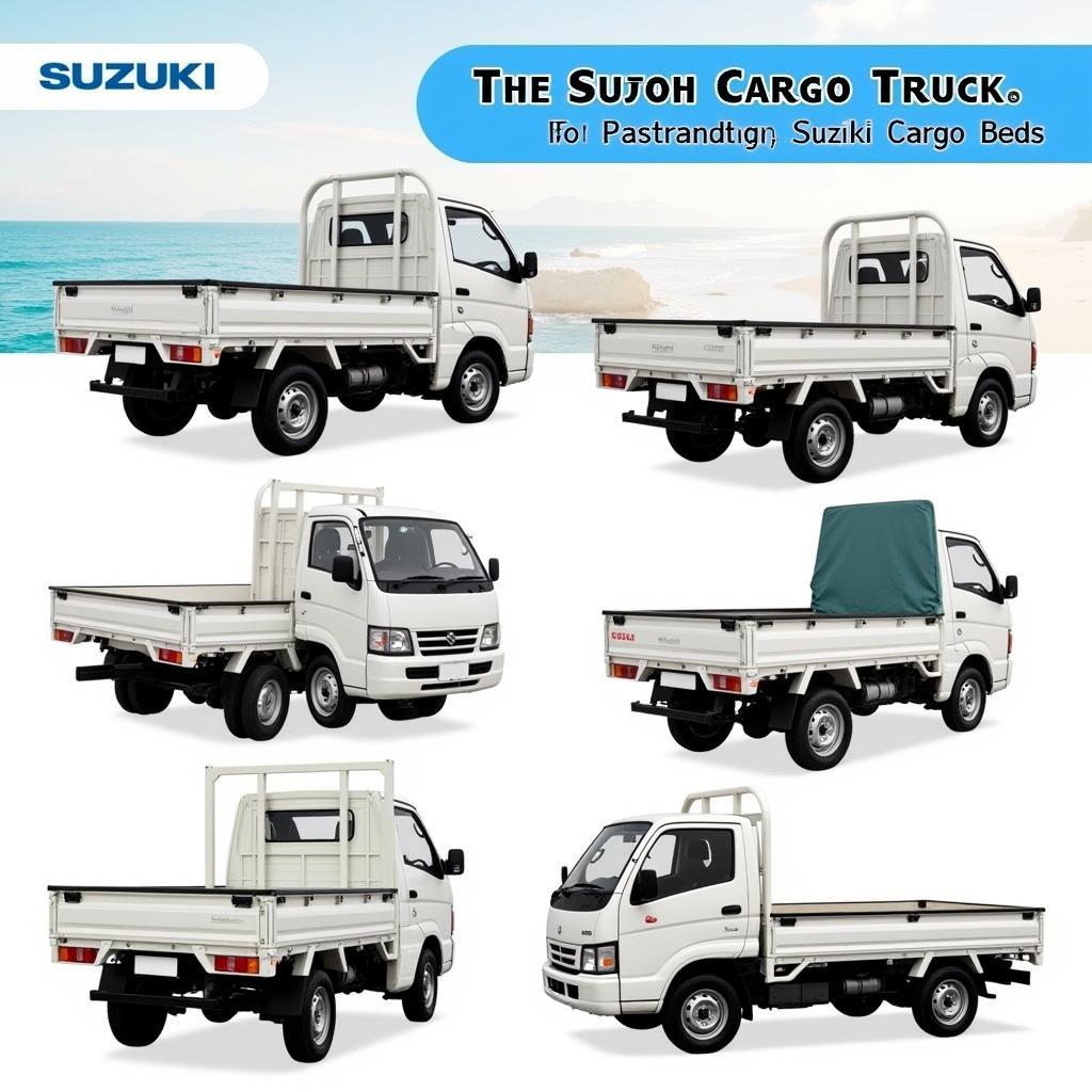 Các loại thùng xe tải Suzuki 990kg