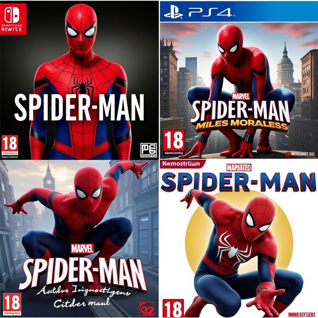 Các phiên bản game Spider Man hiện có