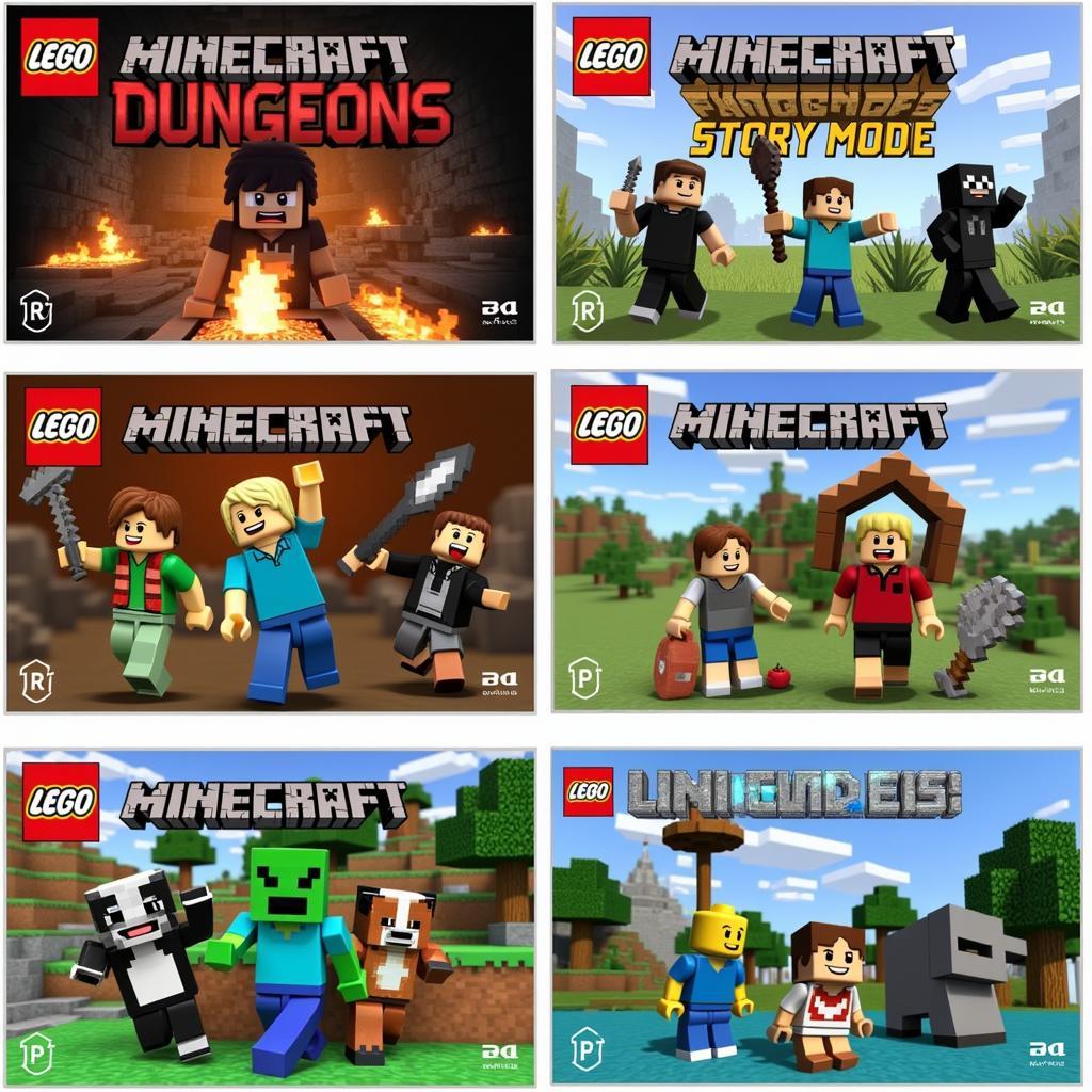 Các phiên bản Lego Minecraft phổ biến