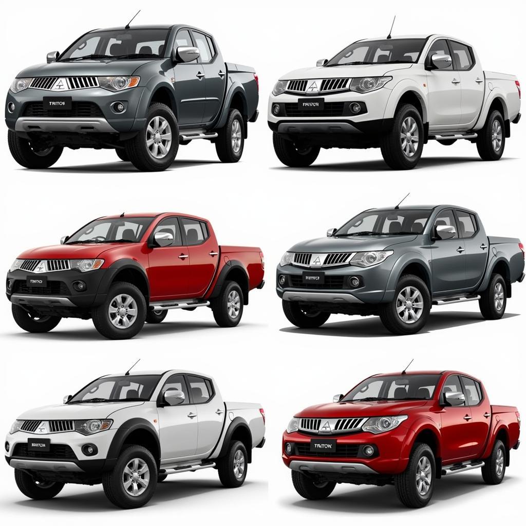 Các phiên bản xe bán tải Mitsubishi Triton cũ