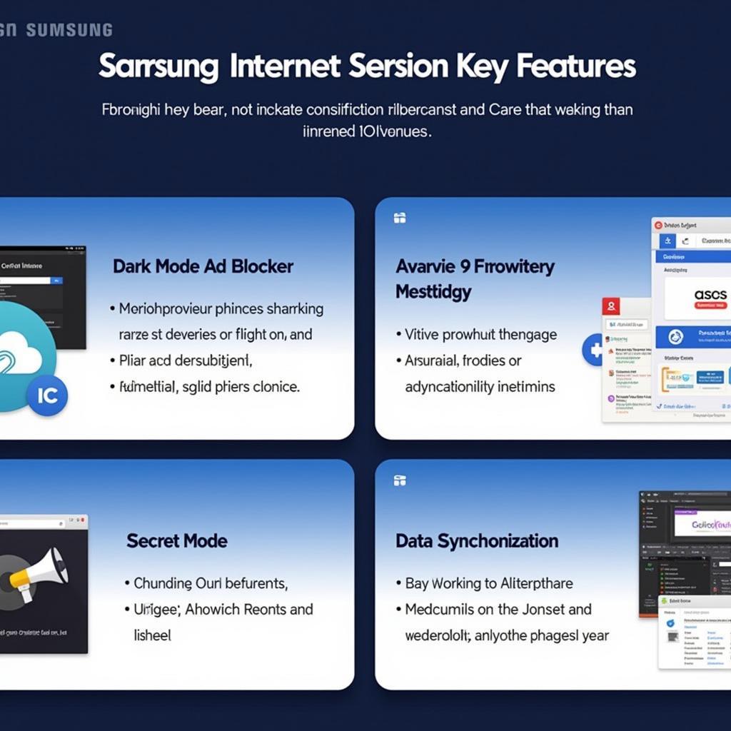 Các tính năng nổi bật của Samsung Internet