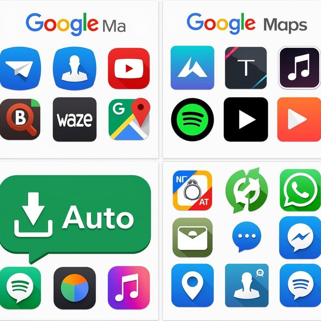 Các ứng dụng hỗ trợ Android Auto