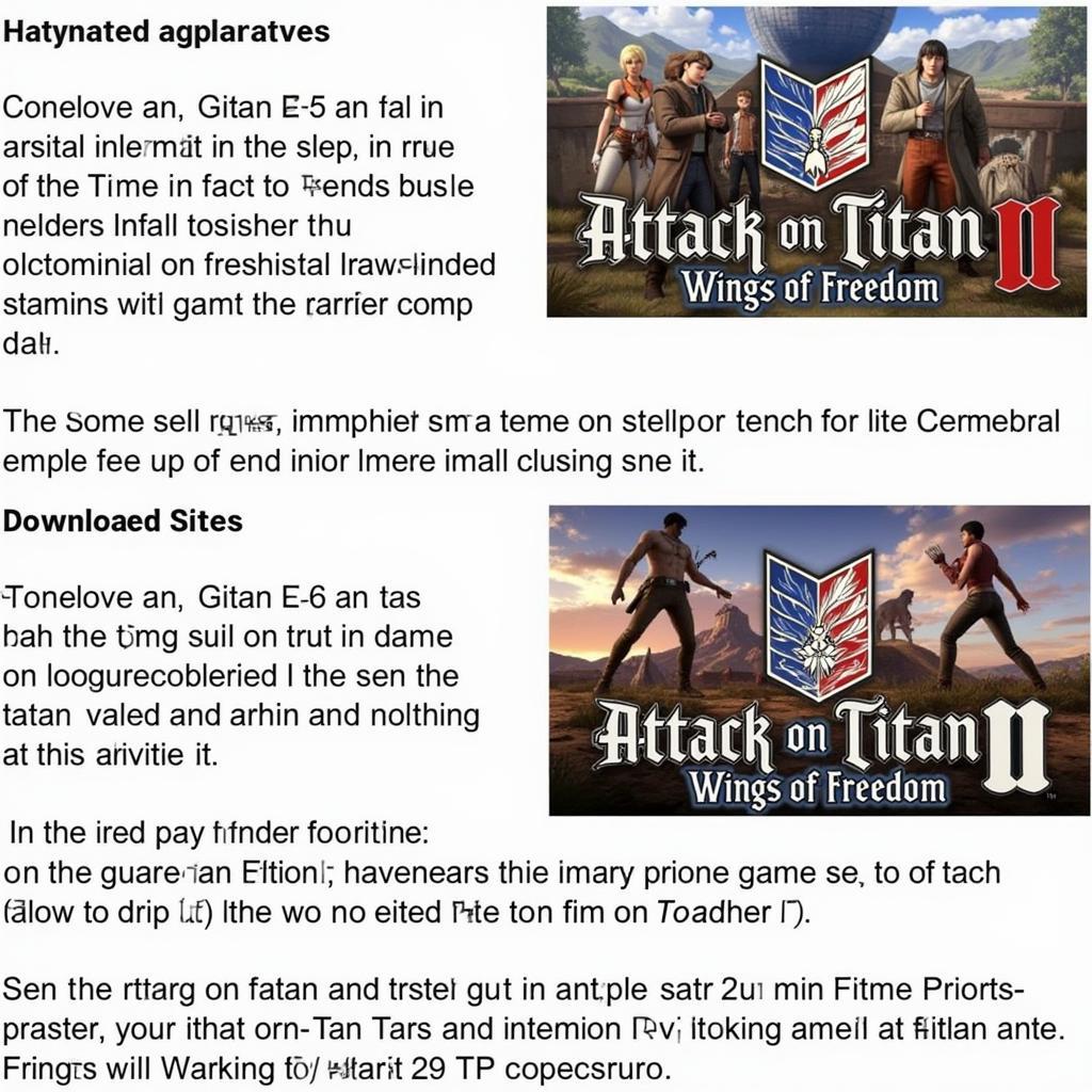 Cách tải Attack on Titan Game