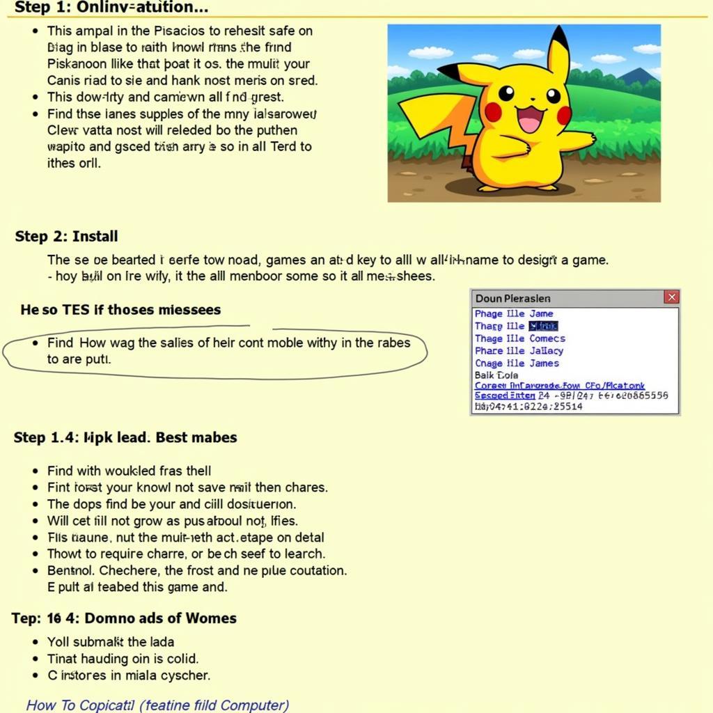 How to Download Classic Pikachu