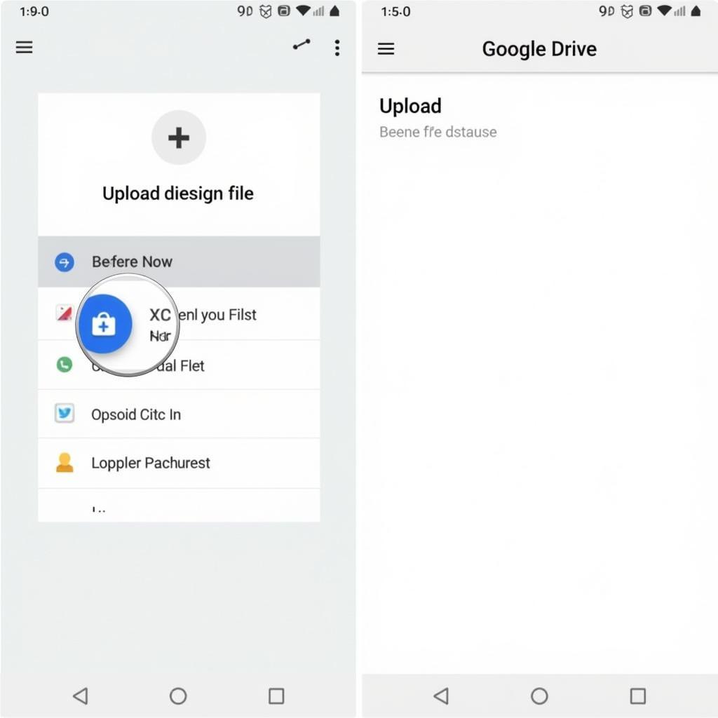 Cách tải tệp lên Google Drive trên điện thoại