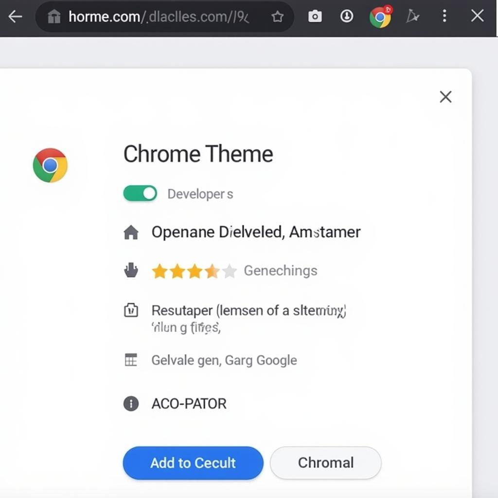 Cài đặt chủ đề Chrome