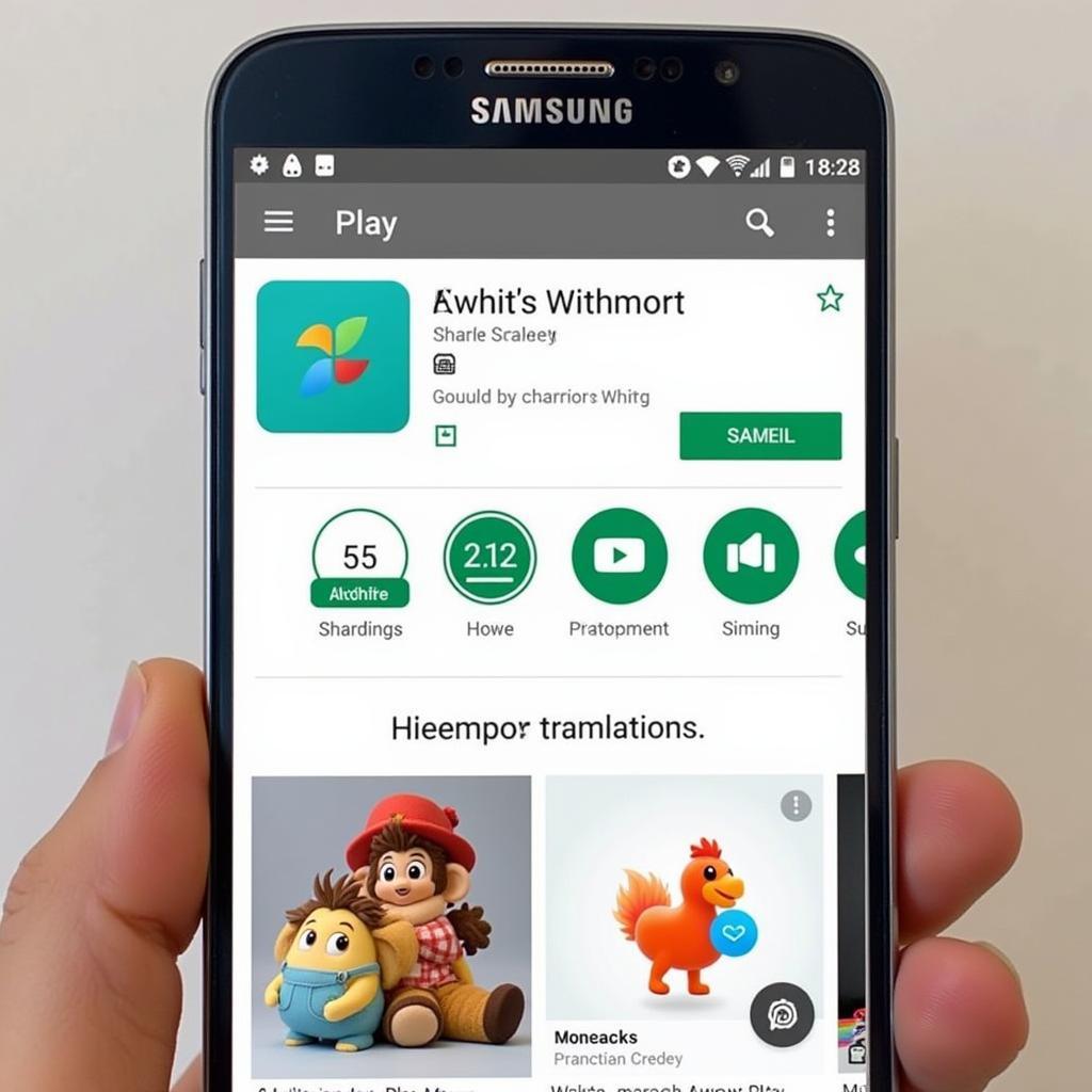 Giao Diện CH Play Store