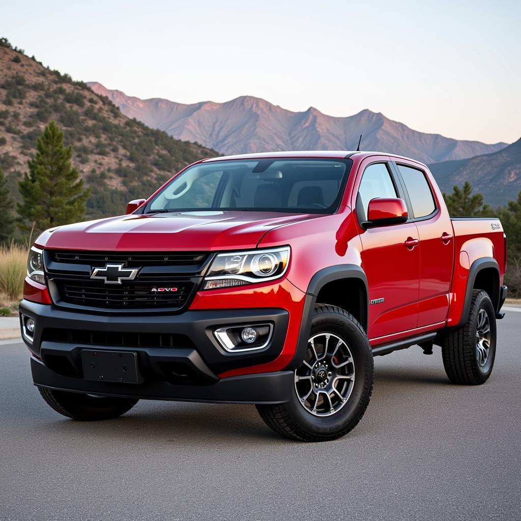 Chevrolet Colorado Đỏ Bên Ngoài