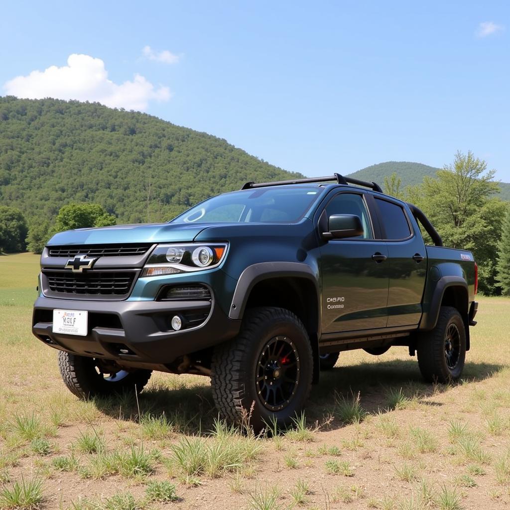 Chevrolet Colorado vượt địa hình hiểm trở