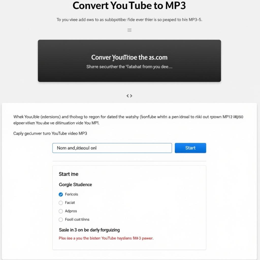 Chuyển đổi YouTube sang MP3