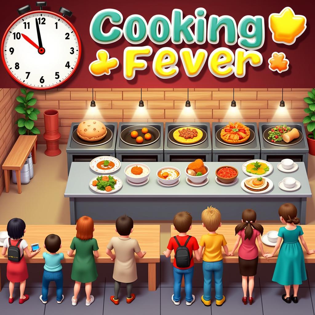 Cooking Fever - Quản Lý Thời Gian