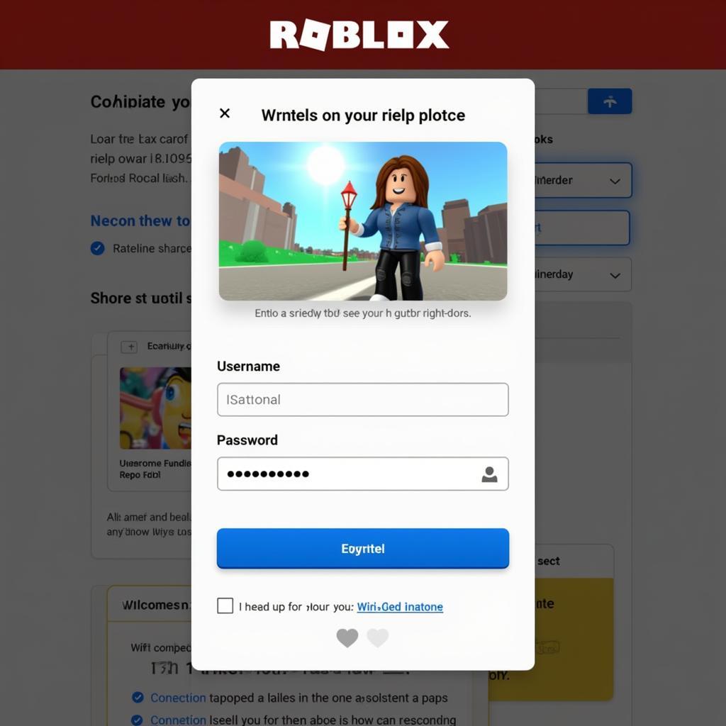 Đăng ký tài khoản Roblox