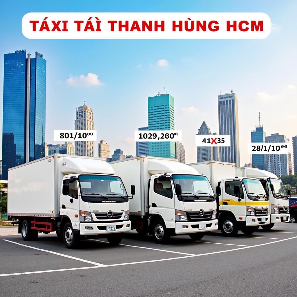 Dịch vụ taxi tải Thành Hưng HCM