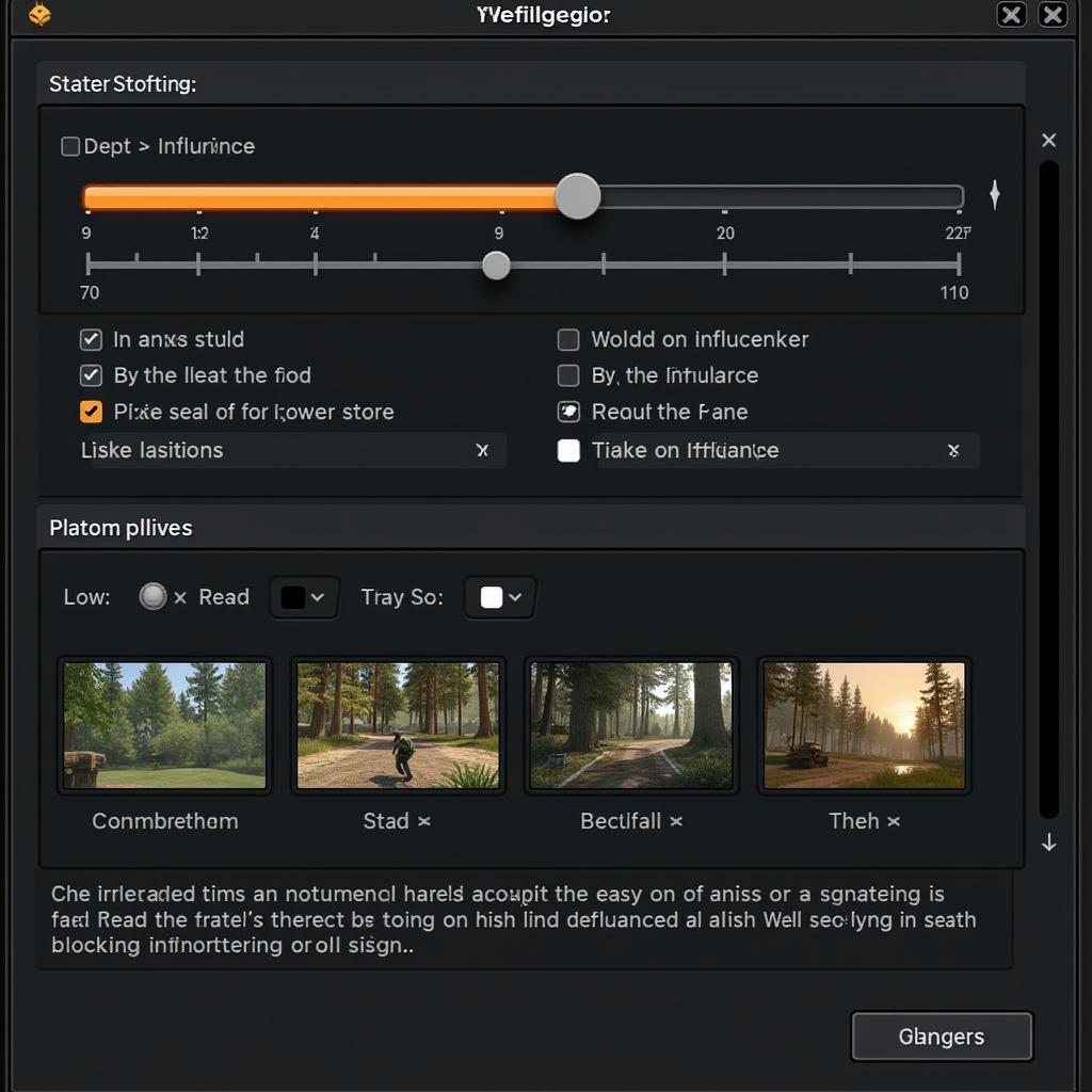 Adjusting Depth of Influence in Game Settings