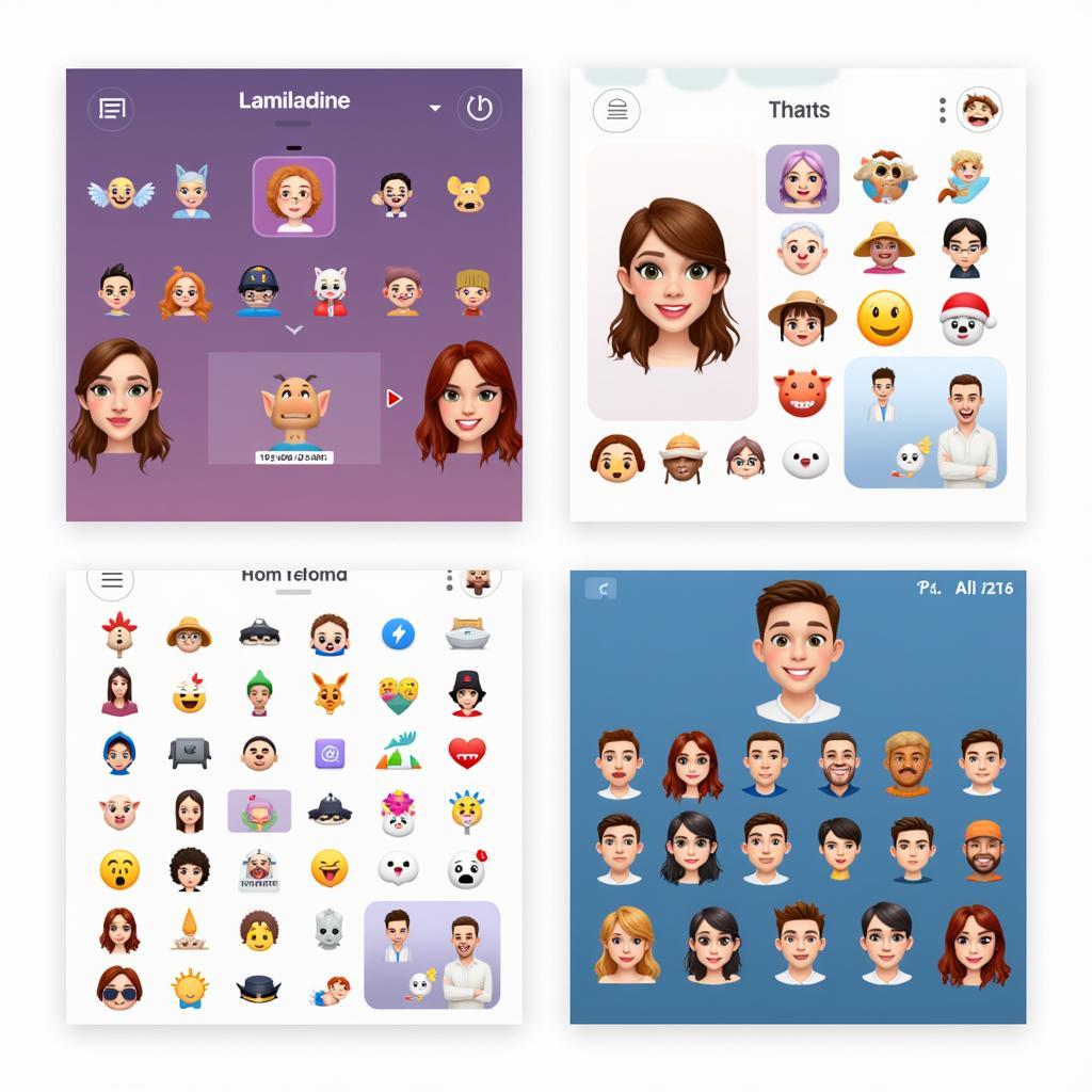 Giao diện Facemoji Keyboard