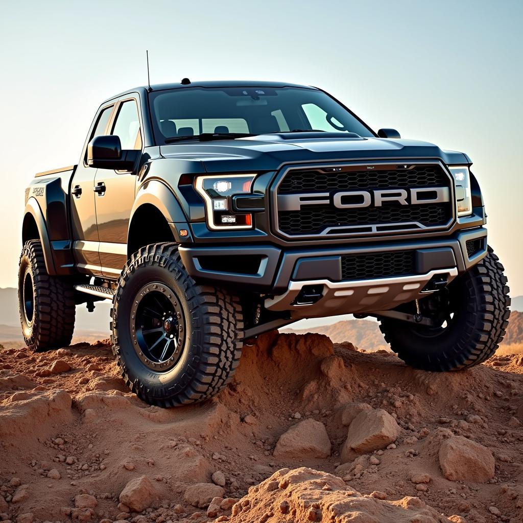 Ford Raptor vượt địa hình