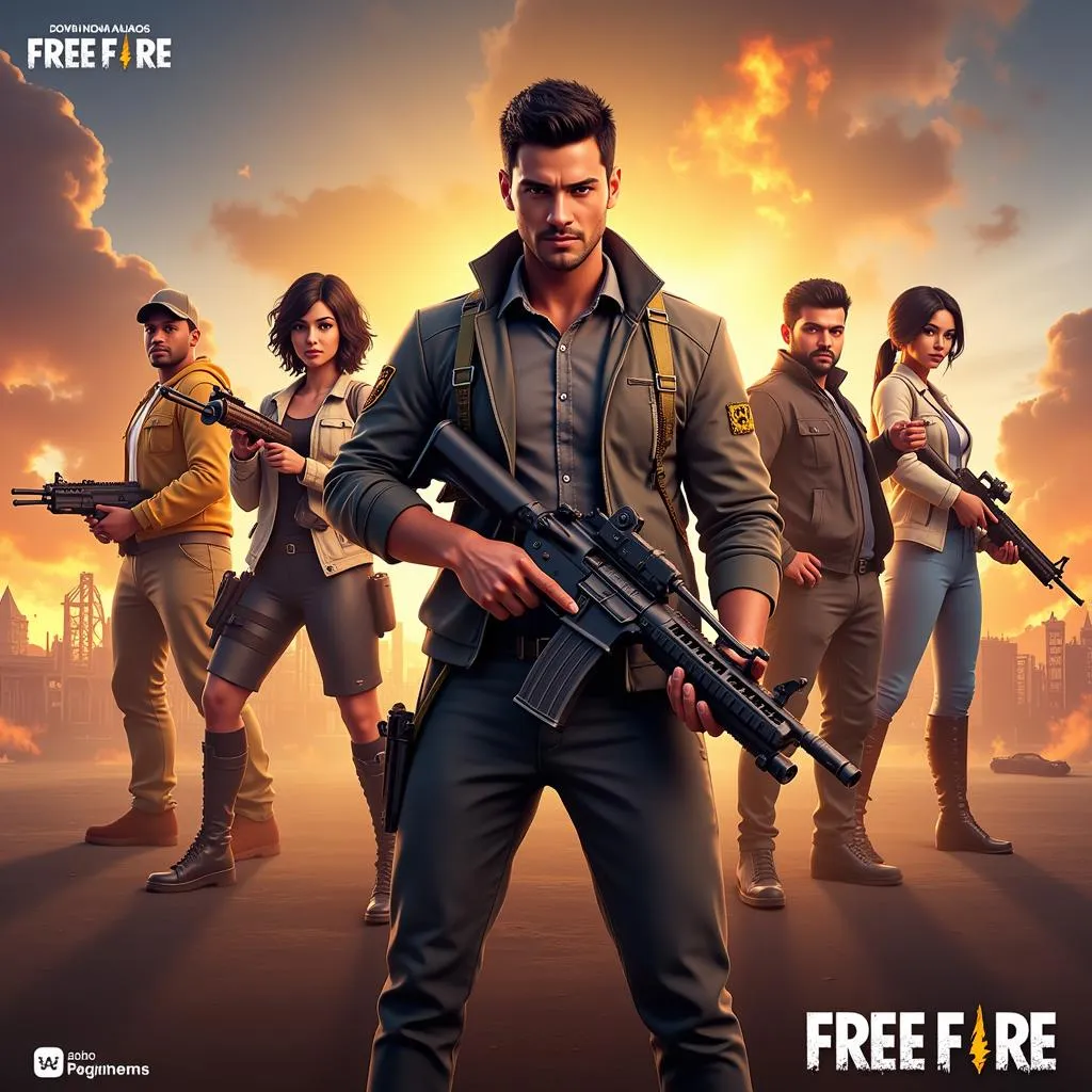 Free Fire - Game bắn súng sinh tồn mobile hấp dẫn