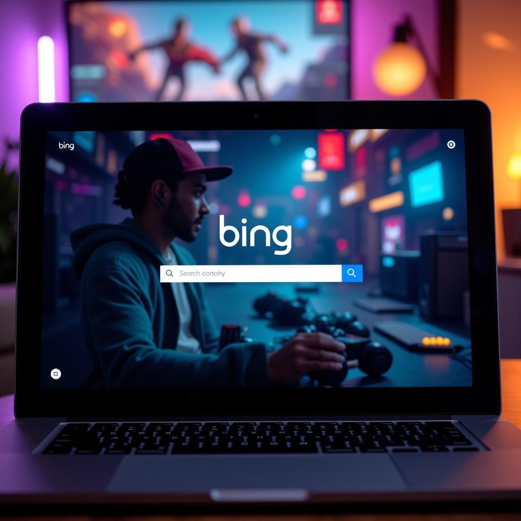 Giao diện tìm kiếm của Bing