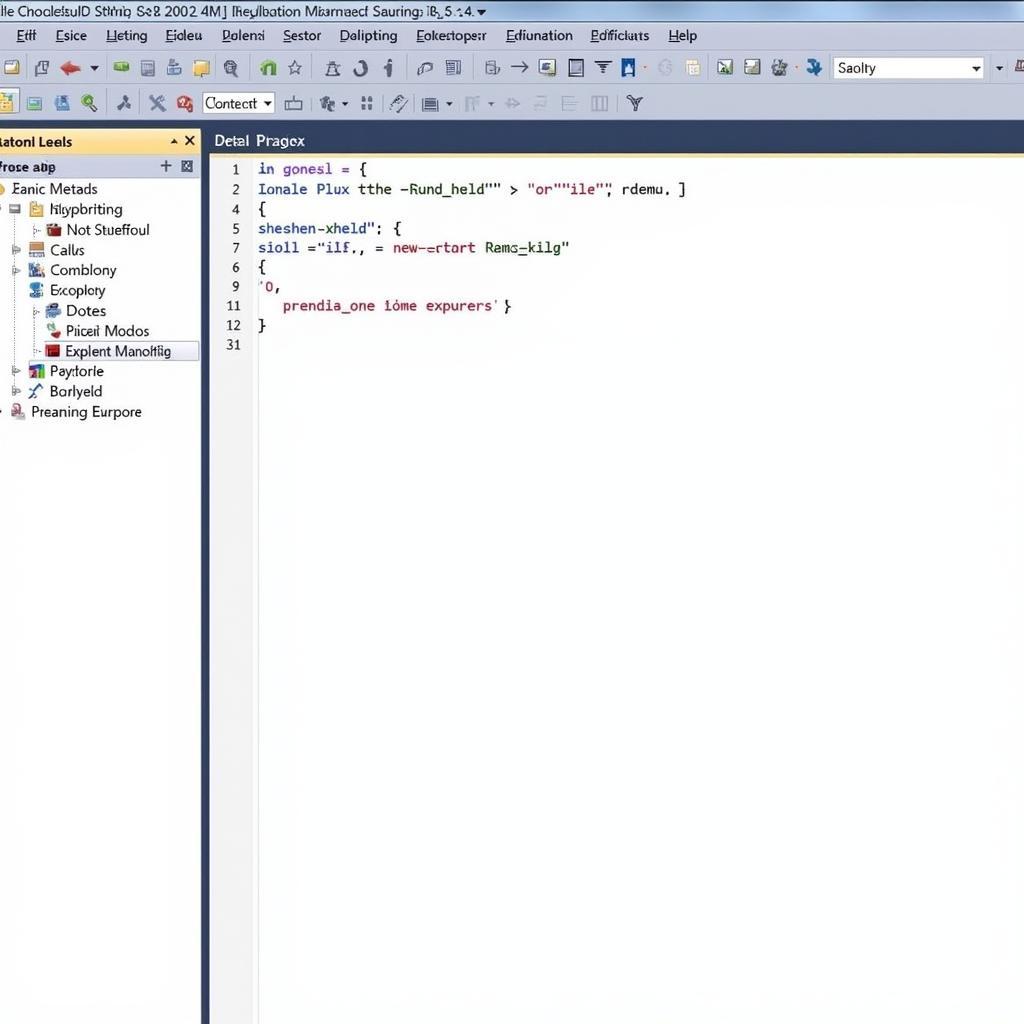 Giao diện Visual Studio 2008