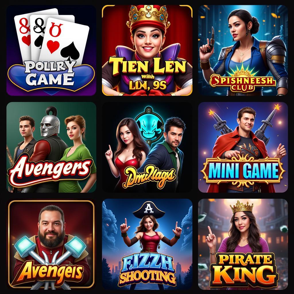 Kho game đa dạng tại Gowin Club