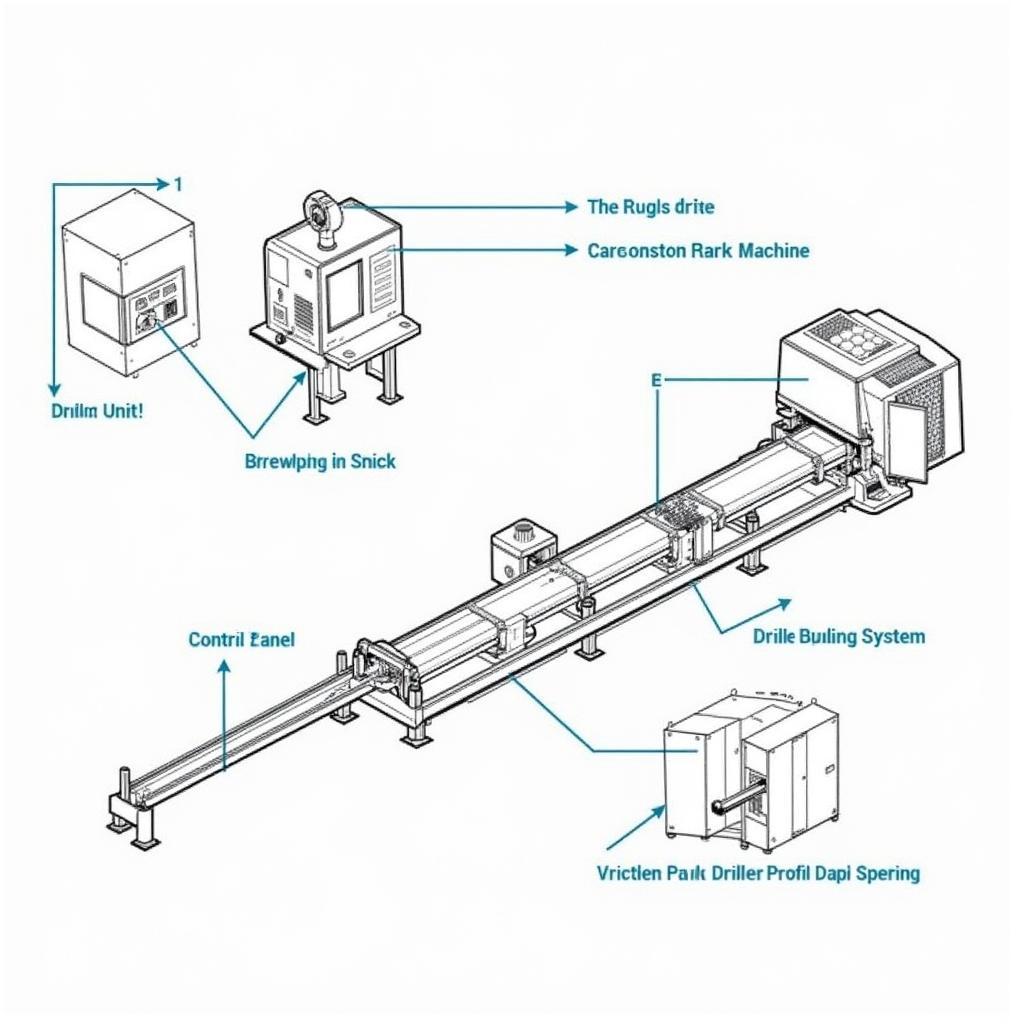 Conveyor Belt Drilling Machine System Components