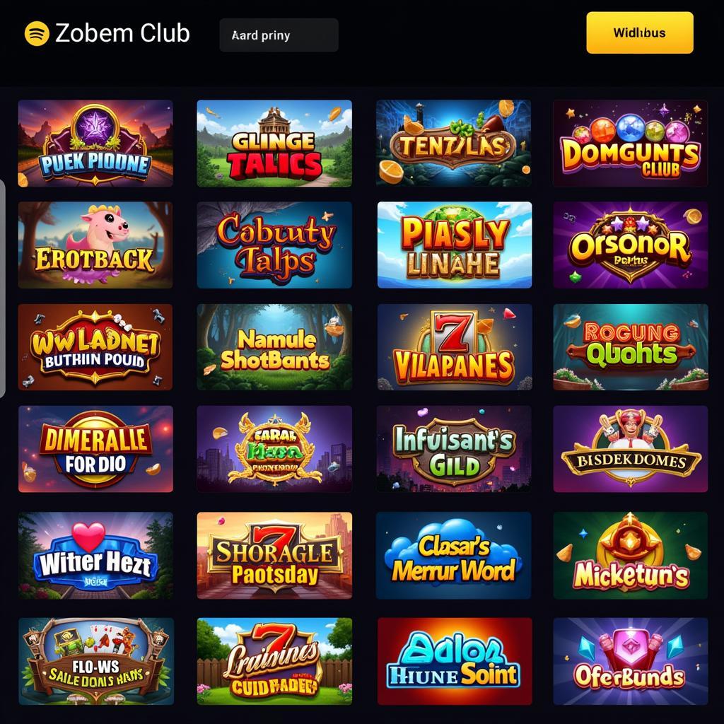 Kho game tại Zobem Club