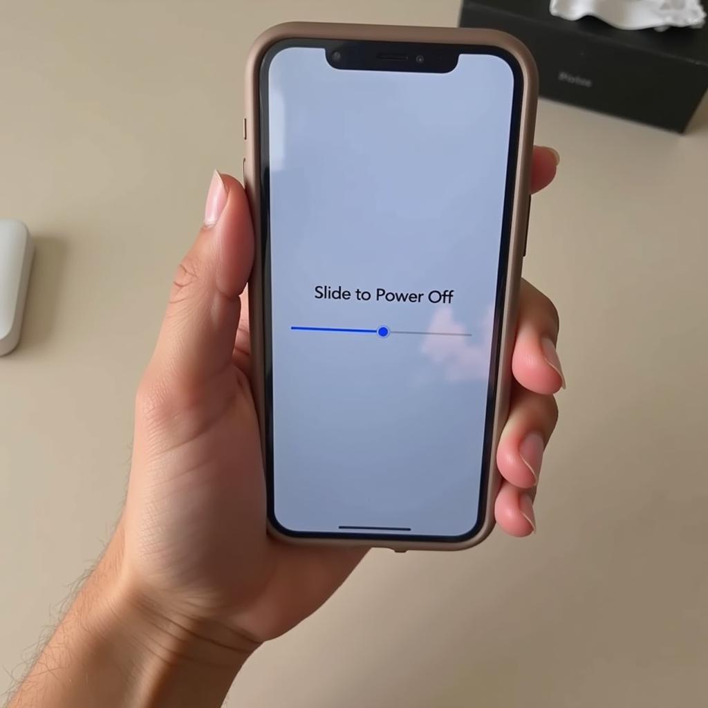 Khởi động lại iPhone