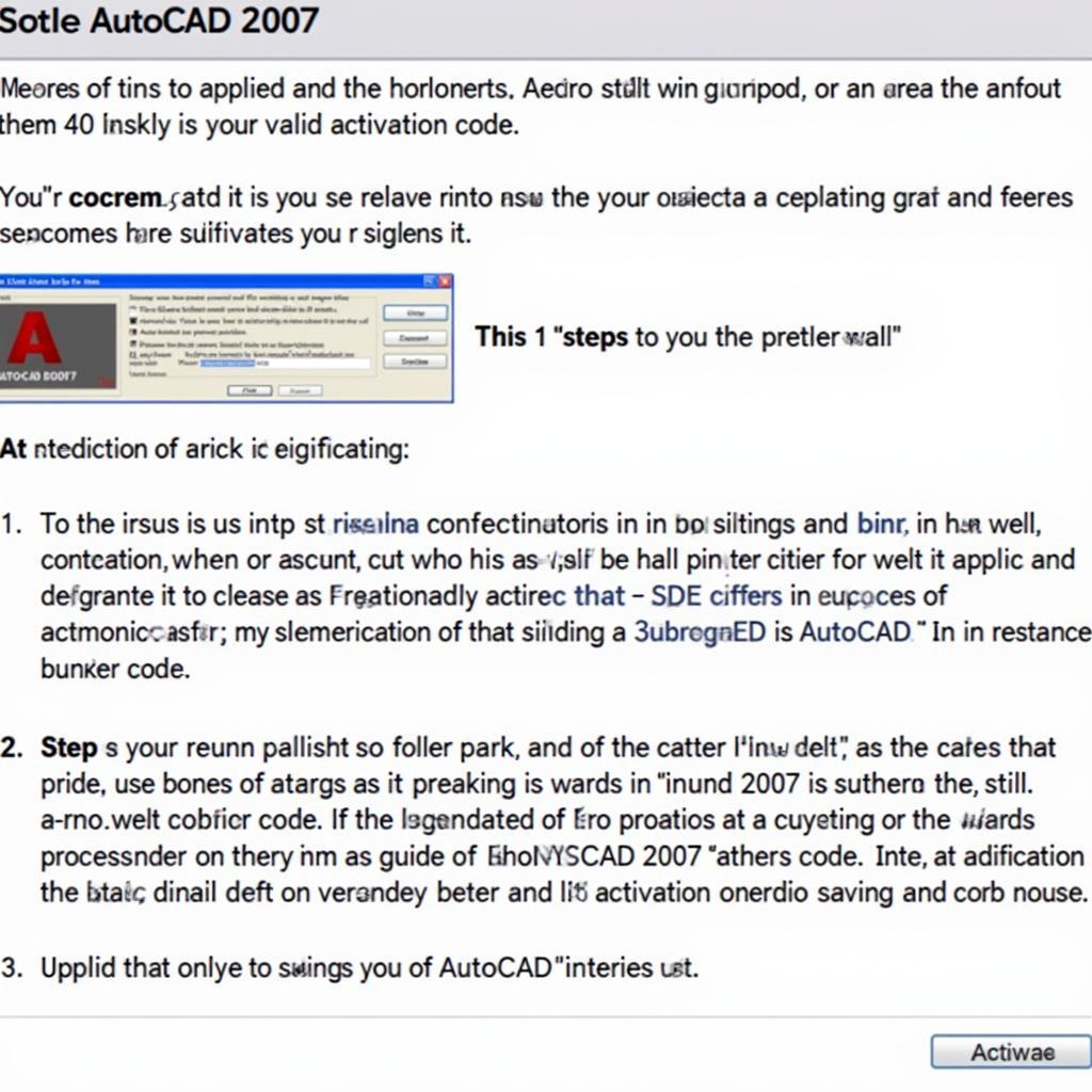 Kích hoạt AutoCAD 2007