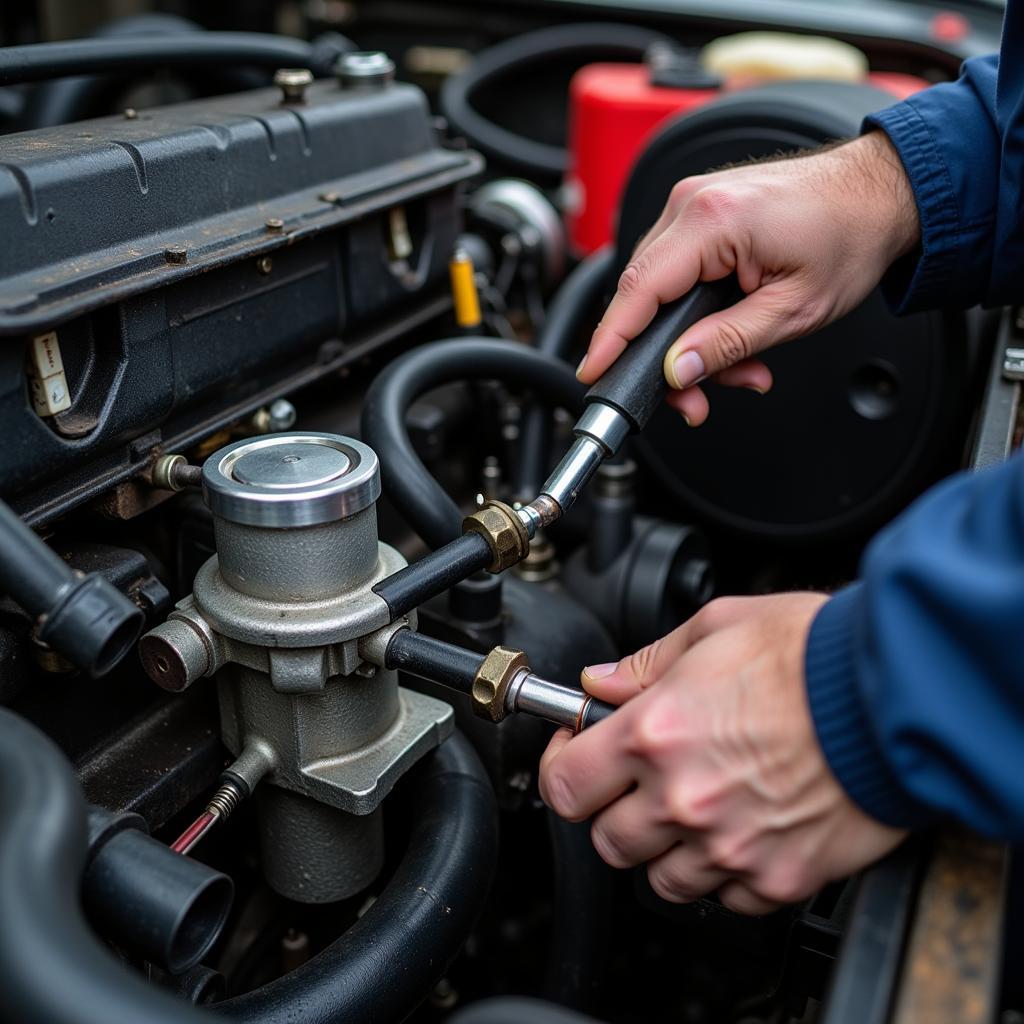 Truck Engine Inspection