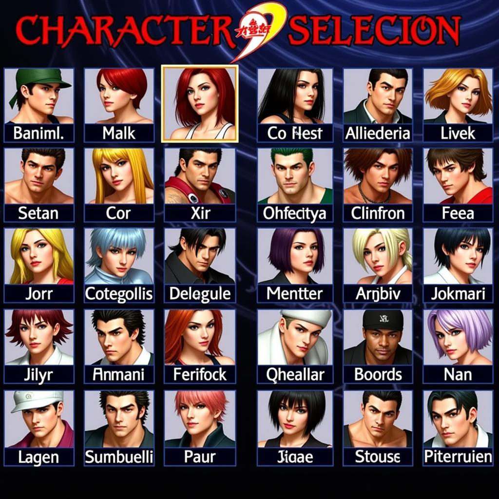 Danh sách nhân vật trong The King Of Fighters 97