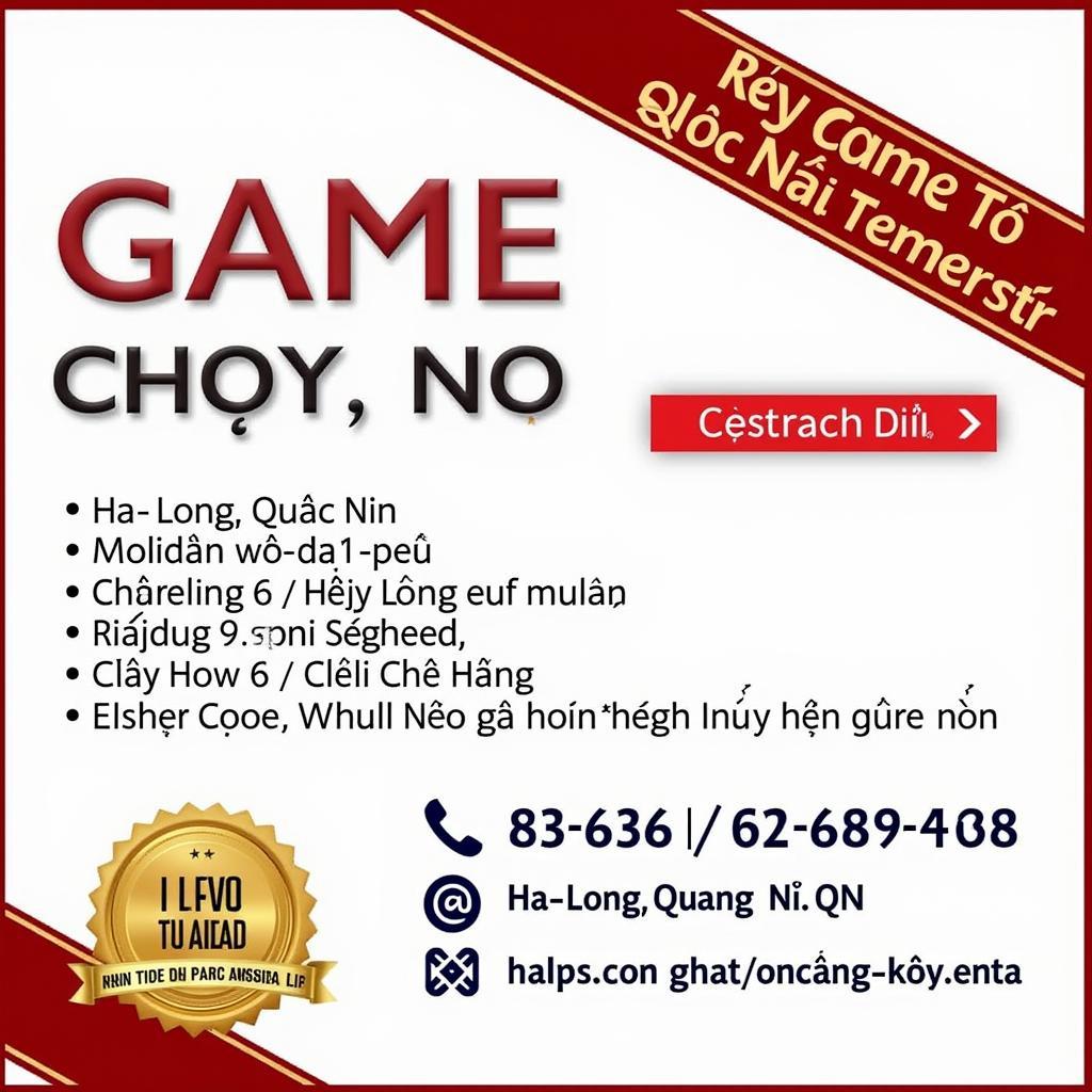 Liên hệ Game Quốc Tế