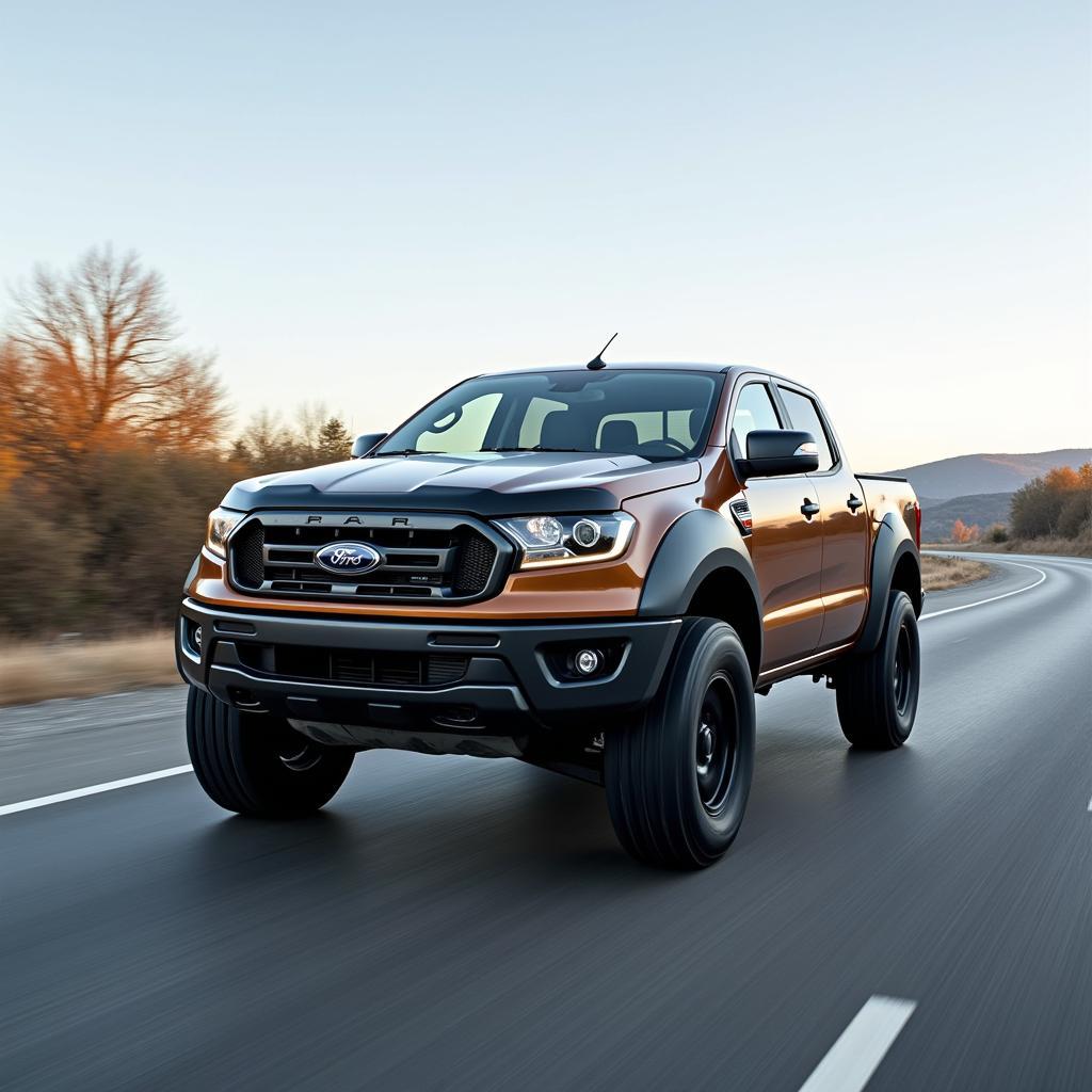 Lốp xe bán tải Ford Ranger đường trường