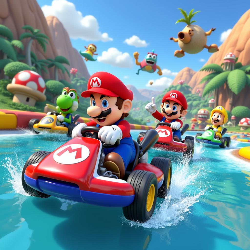 Mario Kart 8 Deluxe Gameplay