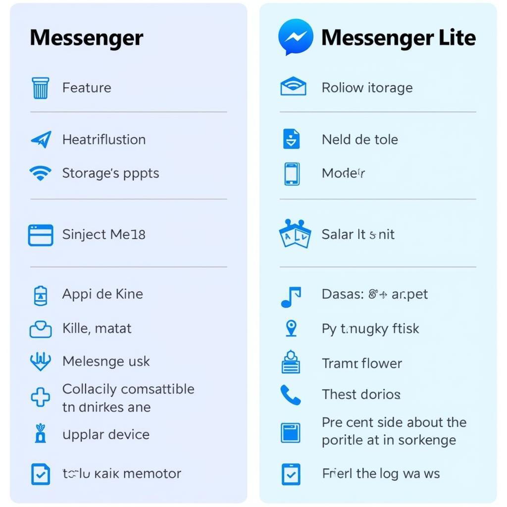 Messenger và Messenger Lite