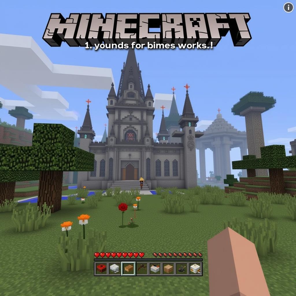 Giao diện Minecraft 1.18 iOS