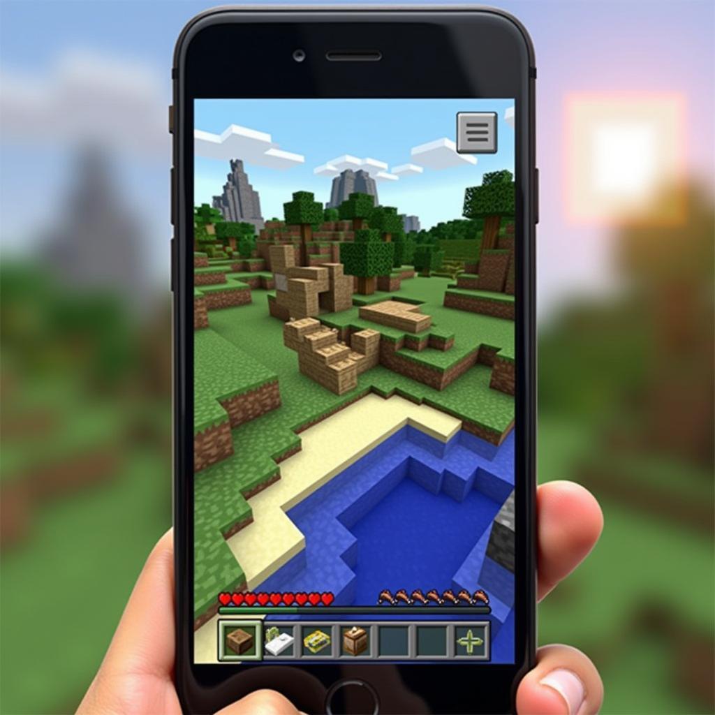 Trải nghiệm Minecraft trên iOS