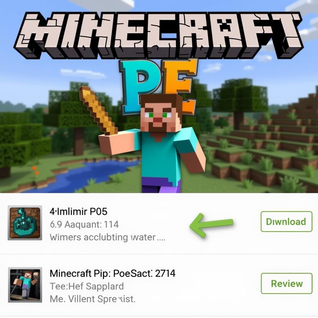 Minecraft PE Trên Appvn