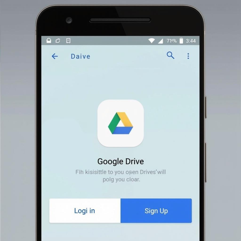 Mở ứng dụng Google Drive trên điện thoại